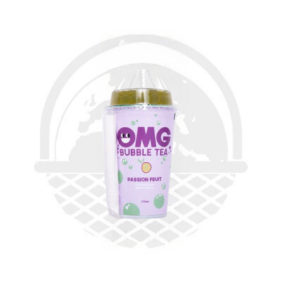 Boisson OMG Bubble Tea Thé Vert Passion Avec Perles De Pommes 27cL
