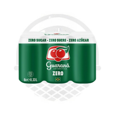 Guarana Zéro Soda brésilien Canette 33cl - Panier du Monde