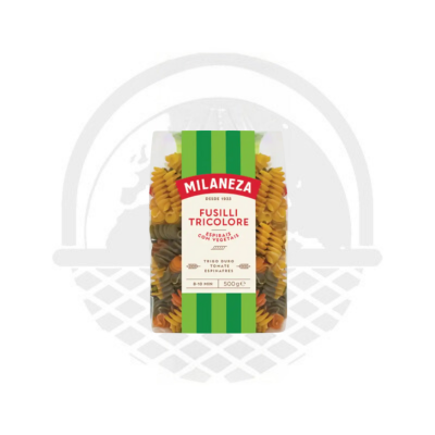 Pates fusilli tricolore "ESPIRAIS" Milaneza 500g