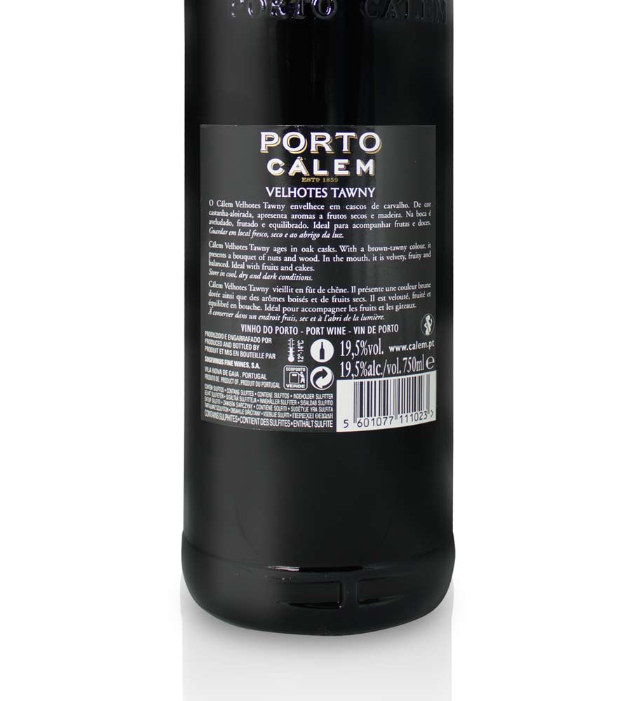 Porto Calem 3 Velhotes Rouge  Tawny 75cl - Panier du Monde