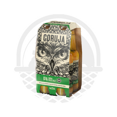 Bière Super Bock CORUJA IPA 4x33cl 6° - Panier du Monde - Produits portugais,antillais,espagnols,américains en ligne