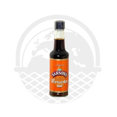 Sauce Worcester Sarson's 150ml - Panier du Monde - Produits portugais,antillais,espagnols,américains en ligne