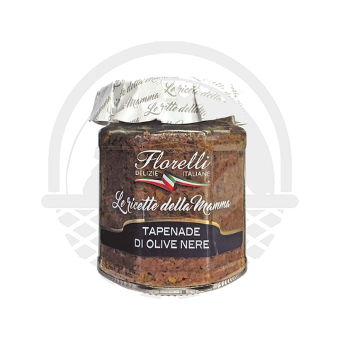 Tapenade d'olives noires Florelli 200g - Panier du Monde - Produits portugais,antillais,espagnols,américains en ligne
