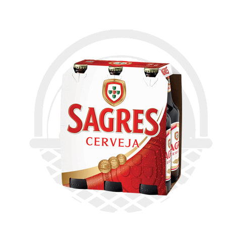 Bière Blonde Portugaise "Sagres" 6x33cl - Panier du Monde