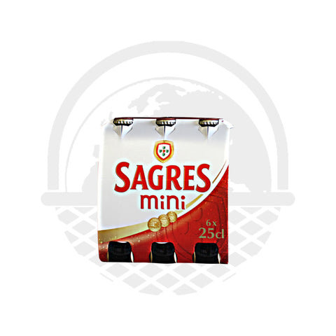 Bière blonde portugaise "Sagres" Mini 6x25cl - Panier du Monde