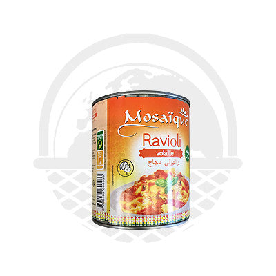 Ravioli de volaille halal Mosaïque 800g - Panier du Monde - Produits portugais,antillais,espagnols,américains en ligne