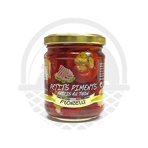 Petits piments farcis au thon FLORELLI 190G - Panier du Monde - Produits portugais,antillais,espagnols,américains en ligne