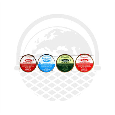 Paté Mix rillettes de poissons  Fides 4x22g - Panier du Monde