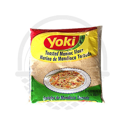 Farine de manioc Yoki Toastée 500g - Panier du Monde - Produits portugais,antillais,espagnols,américains en ligne