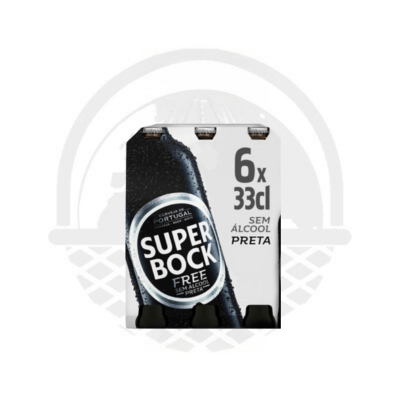 Bière SUPER BOCK- Brune "STOUT" SANS Alcool pack 6x33cl