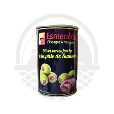 Olives vertes farcies à la pâte de saumon "Esmeralda" 120g