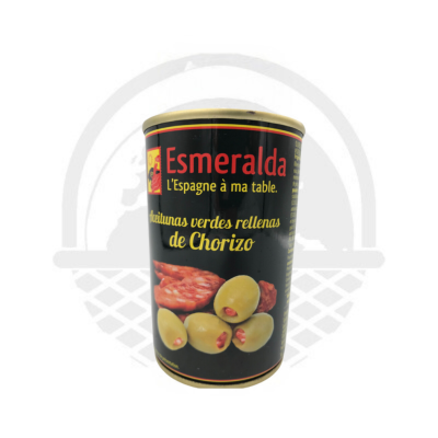 Olives vertes farcies à la pâte de chorizo "Esmeralda" 120g