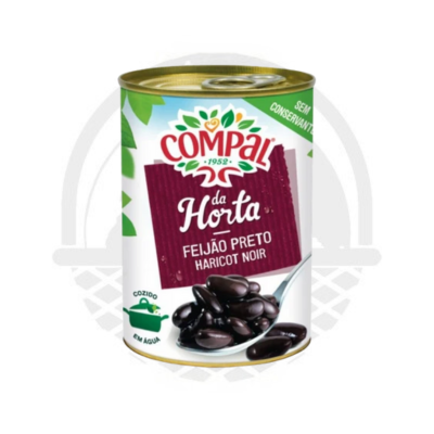 HARICOT NOIR CUIT COMPAL 410G