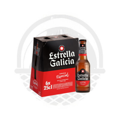 Bière Espagnole Estrella Galicia 6x25cL 5.5°