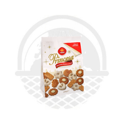 Assortiment Biscuit Princesa Chocolat Blanc / Coco "Vieira de Castro" 200g