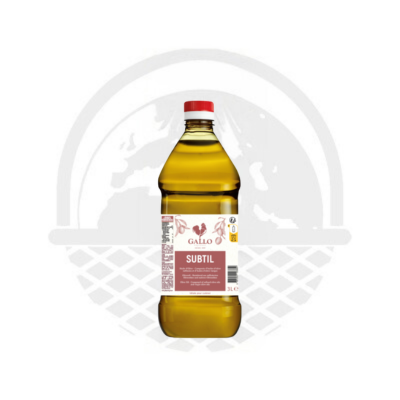 Huile d'olive Gallo Subtil Raffiné 0.1% 3L Bouteille Plastique