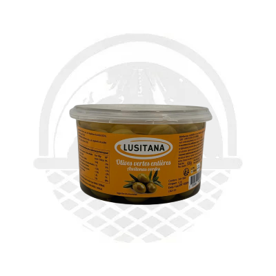 Olives Vertes LUSITANA Barquette 300g - Panier du Monde