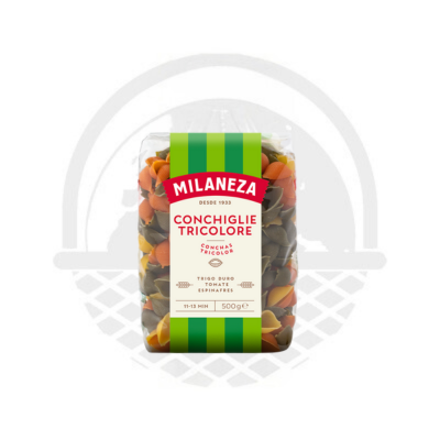 Pâtes Conchas tricolore Milaneza 500G