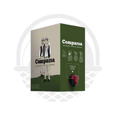 Cubi de vin COMPARSA Blanc 5L - Panier du Monde - Produits portugais,antillais,espagnols,américains en ligne