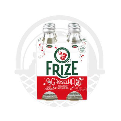 Eau gazeuse Frize Groseille / agua com gas Groselha pack 4x25cl - Panier du Monde - Produits portugais,antillais,espagnols,américains en ligne
