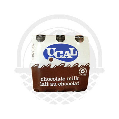 Lait chocolaté "Ucal" 6x250ml - Panier du Monde - Produits portugais,antillais,espagnols,américains en ligne