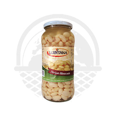 Haricots Blancs Cuits "Lusitana" 400g - Panier du Monde - Produits portugais,antillais,espagnols,américains en ligne