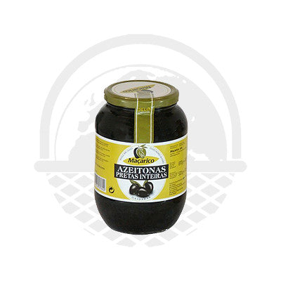 Olives noires "Macarico" gros bocal 520g - Panier du Monde - Produits portugais,antillais,espagnols,américains en ligne