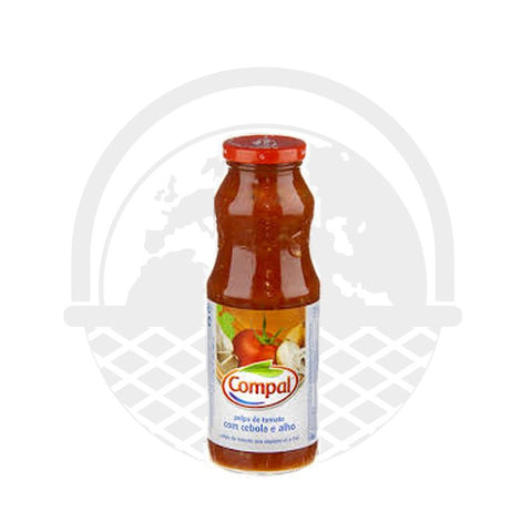 Sauce pulpe de tomate à l'ail Compal 500g - Panier du Monde - Produits portugais,antillais,espagnols,américains en ligne