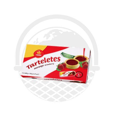 Tartelette Fraise Vieira do Castro 192G - Panier du Monde - Produits portugais,antillais,espagnols,américains en ligne