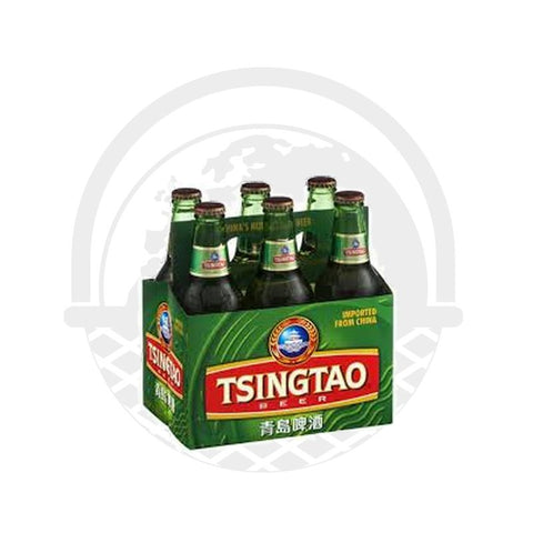 Bière Tsingtao Pack 6x33cl - Panier du Monde - Produits portugais,antillais,espagnols,américains en ligne