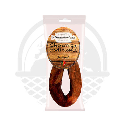 CHORIZO TRADITIONNEL TRANSMONTANO CHARCUTERIE HORS-FROID  180G - Panier du Monde - Produits portugais,antillais,espagnols,américains en ligne