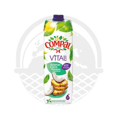 Jus Vital ananas coco Compal 1L - Panier du Monde - Produits portugais,antillais,espagnols,américains en ligne