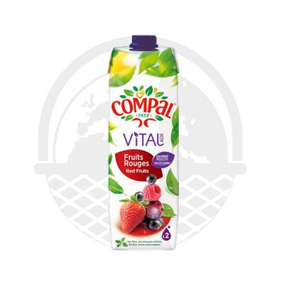 Jus VITAL fruits rouges Compal 1L - Panier du Monde - Produits portugais,antillais,espagnols,américains en ligne