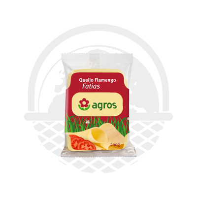 Fromage Flamengo en tranche AGROS 200G - Panier du Monde - Produits portugais,antillais,espagnols,américains en ligne