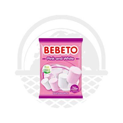 Bonbons halal marshmallow pink and white sachet 60G BEBETO - Panier du Monde - Produits portugais,antillais,espagnols,américains en ligne