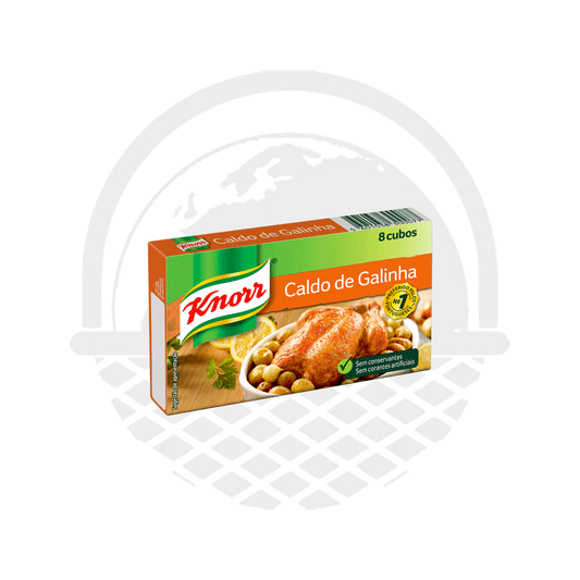 Bouillon de poule x8 cubes 80G - Panier du Monde - Produits portugais,antillais,espagnols,américains en ligne