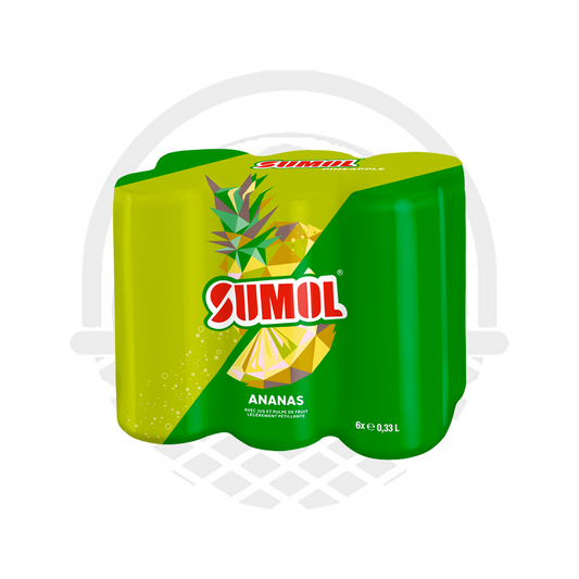 Canette Sumol Ananas 6x33cl - Panier du Monde - Produits portugais,antillais,espagnols,américains en ligne