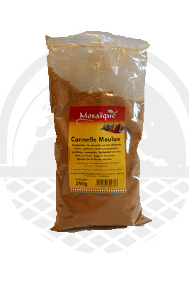 Cannelle moulue Mosaique 250g - Panier du Monde - Produits portugais,antillais,espagnols,américains en ligne