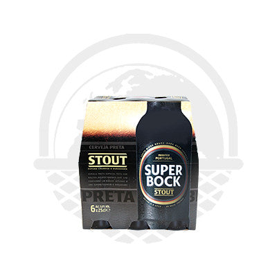 Bière Super Bock Stout Noire superbock 6x25cl - Panier du Monde