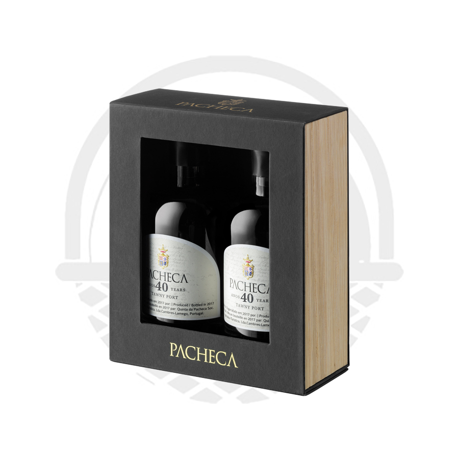 Coffret Porto Quinta da Pacheca 40 ans 2x20cl - Panier du Monde - Produits portugais,antillais,espagnols,américains en ligne