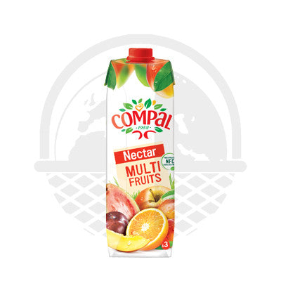 Jus portugais "Compal" Nectar Multi fruits 1L - Panier du Monde - Produits portugais,antillais,espagnols,américains en ligne