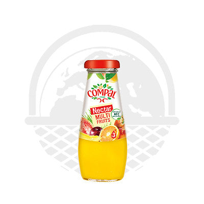 JUS PORTUGAIS "COMPAL" NECTAR MULTIFRUITS BOUTEILLE 20CL - Panier du Monde - Produits portugais,antillais,espagnols,américains en ligne