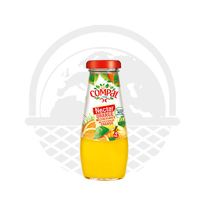 JUS PORTUGAIS "COMPAL" NECTAR ORANGE MEDITERRANEE BOUTEILLE 20CL - Panier du Monde - Produits portugais,antillais,espagnols,américains en ligne