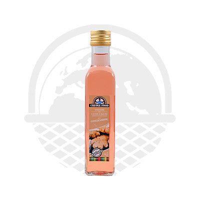 Vinaigre de sucre de canne gingembre creole food 25cl - Panier du Monde - Produits portugais,antillais,espagnols,américains en ligne