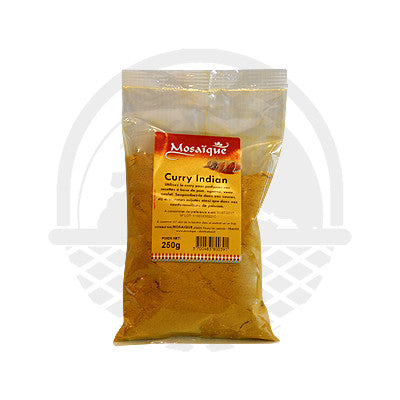 Épice Curry Indien Mosaique 250g - Panier du Monde - Produits portugais,antillais,espagnols,américains en ligne