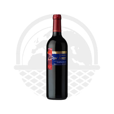 Vin rouge espagnol Don Simon Tempranillo 75cl - Panier du Monde - Produits portugais,antillais,espagnols,américains en ligne