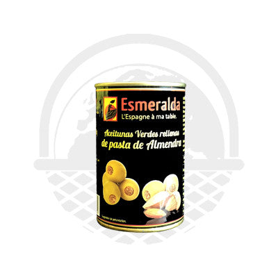 Olives farcies à l'amande "Esmeralda" 120g - Panier du Monde - Produits portugais,antillais,espagnols,américains en ligne