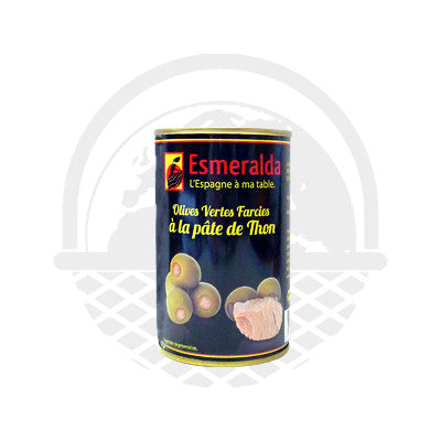 Olives vertes farcies au thon "Esmeralda" 120g - Panier du Monde - Produits portugais,antillais,espagnols,américains en ligne