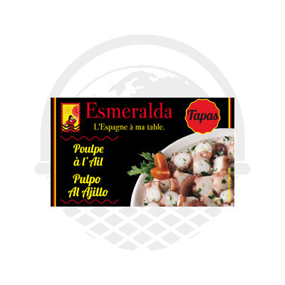 Poulpe à l'ail tapas espagnoles "Esmeralda" 120g - Panier du Monde - Produits portugais,antillais,espagnols,américains en ligne