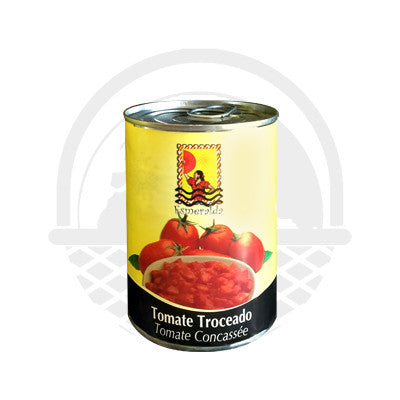 Tomates concassées "troceado" Esmeralda 390g - Panier du Monde - Produits portugais,antillais,espagnols,américains en ligne